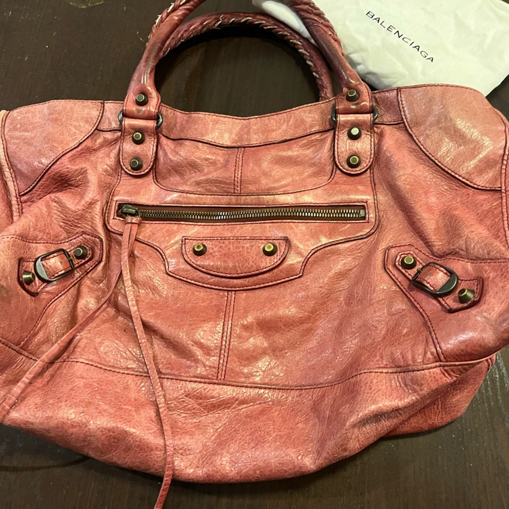 Balenciaga 2005 Day Handbag bubblegum dark pink